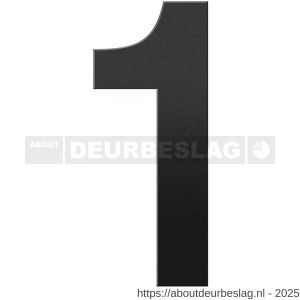 GPF Bouwbeslag ZwartWit GPF9800.61.0250-1 huisnummer 1 250 mm XL zwart - R21010794 - afbeelding 1