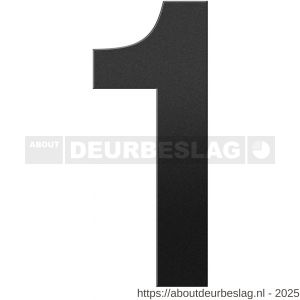 GPF Bouwbeslag ZwartWit GPF9800.61.0400-1 huisnummer 1 400 mm XXL zwart - R21010804 - afbeelding 1