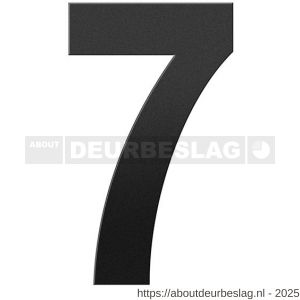 GPF Bouwbeslag ZwartWit GPF9800.61.0200-7 huisnummer 7 200 mm L zwart - R21010790 - afbeelding 1