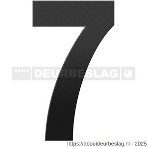 GPF Bouwbeslag ZwartWit GPF9800.61.0400-7 huisnummer 7 400 mm XXL zwart - R21010810 - afbeelding 1