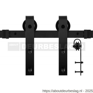 GPF Bouwbeslag ZwartWit GPF0500.61 schuifdeursysteem Lanka 170 cm zwart - R21007818 - afbeelding 1