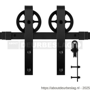 GPF Bouwbeslag ZwartWit GPF0502.61 schuifdeursysteem Teho 150 cm zwart - R21007826 - afbeelding 1