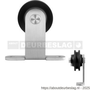 GPF Bouwbeslag RVS GPF0510.09 enkele schuifdeurhanger Osa RVS geborsteld - R21007907 - afbeelding 1