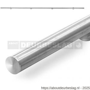 GPF Bouwbeslag RVS GPF0572.09 schuifdeurrails 200 cm RVS geborsteld - R21007897 - afbeelding 1
