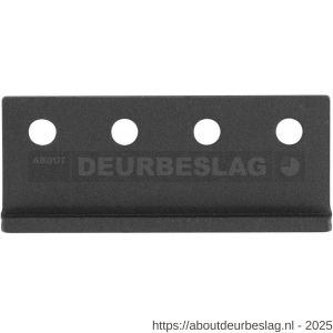 GPF Bouwbeslag ZwartWit GPF0584.61 koppelstuk rails voor schuifdeursysteem zwart - R21007923 - afbeelding 1