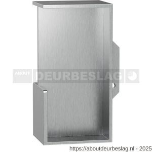 GPF Bouwbeslag RVS GPF0708.09A schuifdeurkom inbouw rechthoekig 100x50x40 mm RVS geborsteld - R21016750 - afbeelding 1