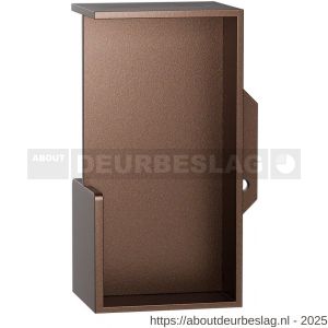 GPF Bouwbeslag Anastasius GPF0708.A2A schuifdeurkom inbouw rechthoekig 100x50x40 mm Bronze blend - R21016738 - afbeelding 1