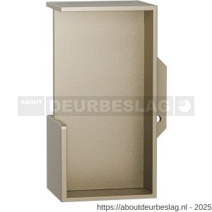 GPF Bouwbeslag Anastasius GPF0708.A4A schuifdeurkom inbouw rechthoekig 100x50x40 mm Champgane blend Champagne blend - R21016739 - afbeelding 1
