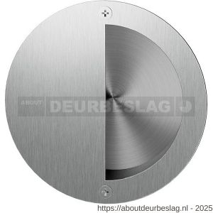 GPF Bouwbeslag RVS GPF0711.09 schuifdeurkom rond 90 mm half grip RVS geborsteld - R21004545 - afbeelding 1