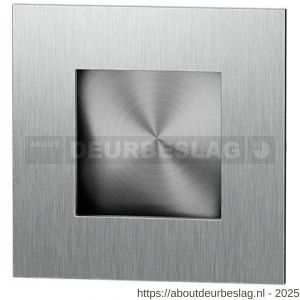 GPF Bouwbeslag RVS GPF0714.09D schuifdeurkom vierkant 60x60 mm RVS geborsteld - R21004551 - afbeelding 1