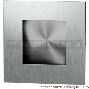 GPF Bouwbeslag RVS GPF0714.09F schuifdeurkom vierkant 90x90 mm RVS geborsteld - R21004553 - afbeelding 1