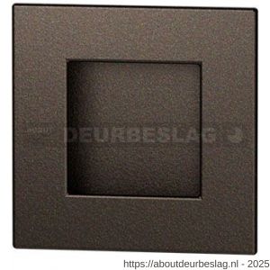 GPF Bouwbeslag Anastasius GPF0714.A1C schuifdeurkom vierkant 50x50 mm Dark blend - R21012716 - afbeelding 1