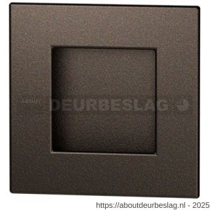 GPF Bouwbeslag Anastasius GPF0714.A1D schuifdeurkom vierkant 60x60 mm Dark blend - R21012717 - afbeelding 1