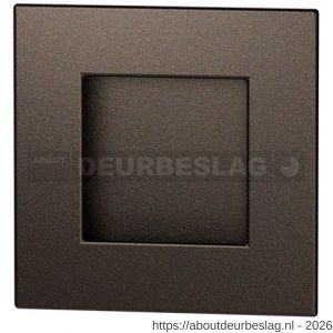 GPF Bouwbeslag Anastasius GPF0714.A1E schuifdeurkom vierkant 70x70 mm Dark blend - R21012718 - afbeelding 1