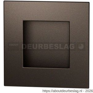 GPF Bouwbeslag Anastasius GPF0714.A1F schuifdeurkom vierkant 90x90 mm Dark blend - R21012719 - afbeelding 1