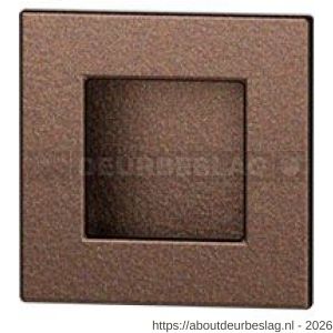 GPF Bouwbeslag Anastasius GPF0714.A2A schuifdeurkom vierkant 30x30 mm Bronze blend - R21012720 - afbeelding 1