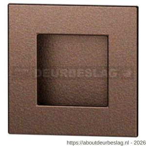 GPF Bouwbeslag Anastasius GPF0714.A2B schuifdeurkom vierkant 40x40 mm Bronze blend - R21012721 - afbeelding 1