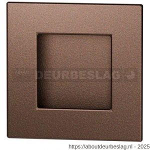 GPF Bouwbeslag Anastasius GPF0714.A2D schuifdeurkom vierkant 60x60 mm Bronze blend - R21012723 - afbeelding 1