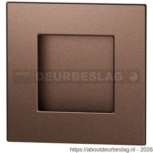 GPF Bouwbeslag Anastasius GPF0714.A2E schuifdeurkom vierkant 70x70 mm Bronze blend - R21012724 - afbeelding 1