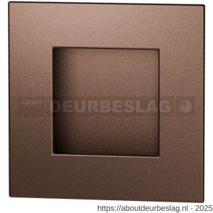 GPF Bouwbeslag Anastasius GPF0714.A2F schuifdeurkom vierkant 90x90 mm Bronze blend - R21012725 - afbeelding 1