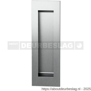 GPF Bouwbeslag RVS GPF0715.09A schuifdeurkom rechthoekig 120x40 mm RVS geborsteld - R21004554 - afbeelding 1