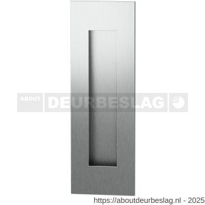 GPF Bouwbeslag RVS GPF0715.09C schuifdeurkom rechthoekig 150x50 mm RVS geborsteld - R21004556 - afbeelding 1