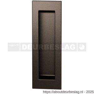 GPF Bouwbeslag Anastasius GPF0715.A1A schuifdeurkom rechthoekig 120x40 mm Dark blend - R21011409 - afbeelding 1