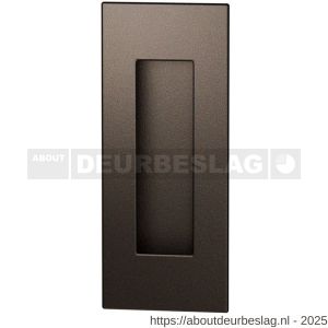 GPF Bouwbeslag Anastasius GPF0715.A1B schuifdeurkom rechthoekig 120x50 mm Dark blend - R21012732 - afbeelding 1