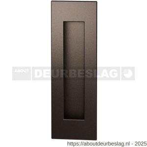 GPF Bouwbeslag Anastasius GPF0715.A1C schuifdeurkom rechthoekig 150x50 mm Dark blend - R21012733 - afbeelding 1