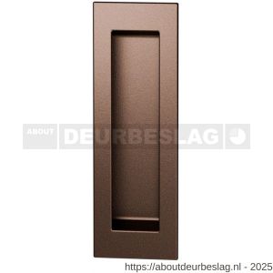 GPF Bouwbeslag Anastasius GPF0715.A2A schuifdeurkom rechthoekig 120x40 mm Bronze blend - R21011410 - afbeelding 1