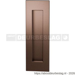 GPF Bouwbeslag Anastasius GPF0715.A2D schuifdeurkom rechthoekig 180x60 mm Bronze blend - R21012738 - afbeelding 1
