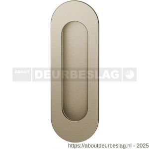 GPF Bouwbeslag Anastasius GPF0716.A4A schuifdeurkom ovaal 120x40 mm Champagne blend - R21011416 - afbeelding 1