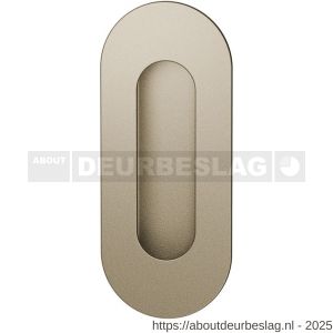 GPF Bouwbeslag Anastasius GPF0716.A4B schuifdeurkom ovaal 120x50 mm Champagne blend - R21012757 - afbeelding 1