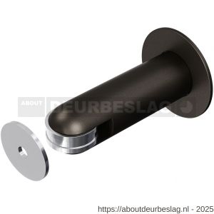 GPF Bouwbeslag Anastasius GPF0750.A1 magnetische deurstopper Dark blend - R21019944 - afbeelding 1