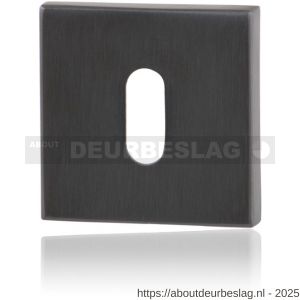 GPF Bouwbeslag PVD GPF0901.02P1 sleutelrozet vierkant 50x50x8 mm PVD antraciet - R21003726 - afbeelding 1