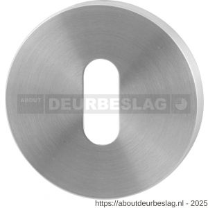 GPF Bouwbeslag RVS GPF0901.05 sleutelrozet rond 50x6 mm RVS geborsteld - R21003729 - afbeelding 1