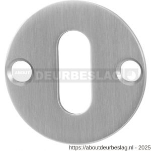 GPF Bouwbeslag RVS GPF0901.07 sleutelrozet plat rond 38x2 mm RVS geborsteld - R21003731 - afbeelding 1
