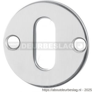 GPF Bouwbeslag RVS GPF0901.47 sleutelrozet plat rond 38x2 mm RVS gepolijst - R21003738 - afbeelding 1
