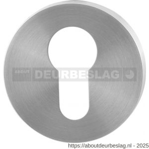 GPF Bouwbeslag RVS GPF0902.00 cilinderrozet rond 50x8 mm RVS geborsteld - R21003568 - afbeelding 1