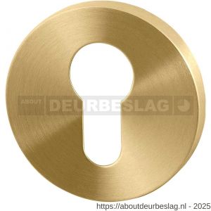 GPF Bouwbeslag PVD GPF0902.00P4 cilinderrozet rond 50x8 mm PVD mat messing - R21003571 - afbeelding 1