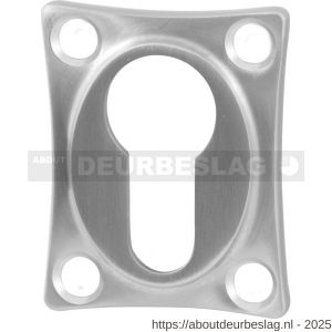 GPF Bouwbeslag RVS GPF0902.09 cilinderrozet kassiek 48x38x5 mm RVS geborsteld - R21003580 - afbeelding 1