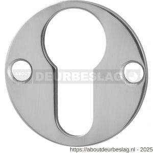 GPF Bouwbeslag RVS GPF0902.47 cilinderrozet plat rond 38x2 mm RVS gepolijst - R21003562 - afbeelding 1