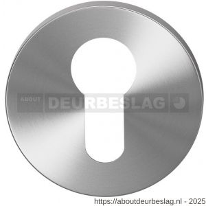 GPF Bouwbeslag Entree GPF0902VR cilinderrozet rond 53x6,5 mm RVS geborsteld - R21011317 - afbeelding 1