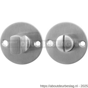 GPF Bouwbeslag RVS GPF0903.06 platte toiletgarnituur 50x2 mm stift 8 mm RVS geborsteld - R21003816 - afbeelding 1