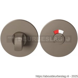 GPF Bouwbeslag Entree GPF0903VRA3 toiletgarnituur 53x6 mm stift 8 mm met rood-wit indicator Mocca blend - R21016780 - afbeelding 1
