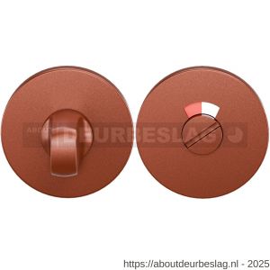 GPF Bouwbeslag Entree GPF0903VRT1 toiletgarnituur 53x6 mm stift 8 mm met rood-wit indicator Terra - R21019955 - afbeelding 1