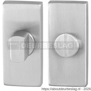 GPF Bouwbeslag RVS GPF0904.01 toiletgarnituur rechthoekig 70x32 mm stift 5 mm RVS geborsteld - R21008759 - afbeelding 1