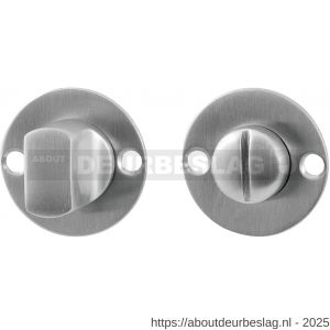 GPF Bouwbeslag RVS GPF0904.07 platte toiletgarnituur 38x2 mm stift 5 mm RVS geborsteld - R21003829 - afbeelding 1