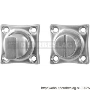GPF Bouwbeslag RVS GPF0904.09 vierkante toiletgarnituur 38x38x5 mm stift 5 mm RVS geborsteld - R21003808 - afbeelding 1