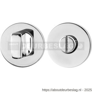 GPF Bouwbeslag RVS GPF0911.45 toiletgarnituur 50x6 mm stift 5 mm grote knop RVS gepolijst - R21003857 - afbeelding 1